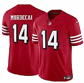Men & Women & Youth San Francisco 49ers #14 Tanner Mordecai New Red 2025 F.U.S.E. Vapor Untouchable Limited Stitched Jersey,baseball caps,new era cap wholesale,wholesale hats